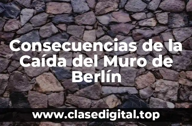 Consecuencias de la Caída del Muro de Berlín