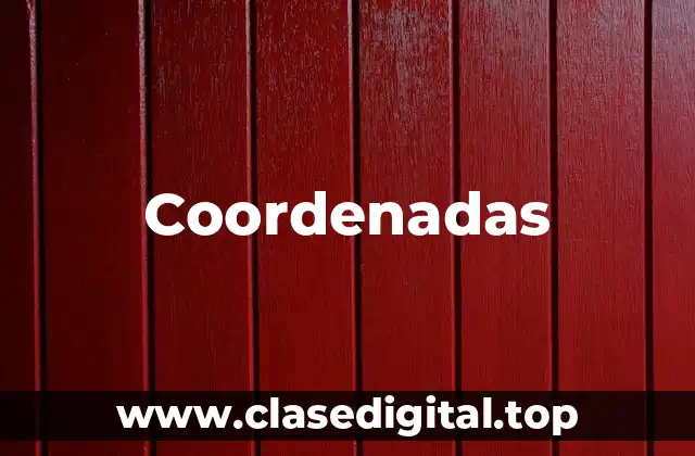 Coordenadas