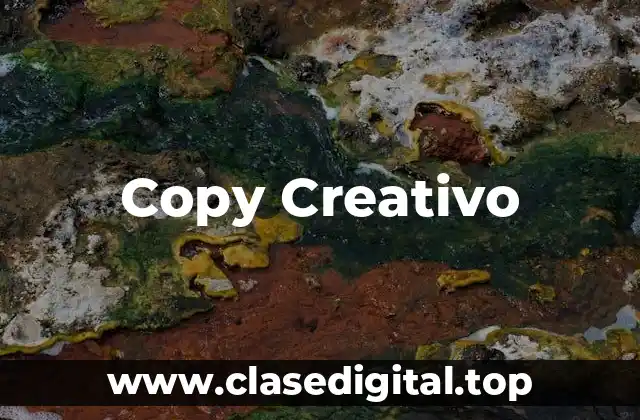 Copy Creativo