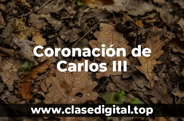 Coronación de Carlos III
