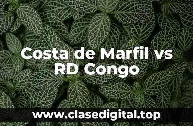 Costa de Marfil vs RD Congo