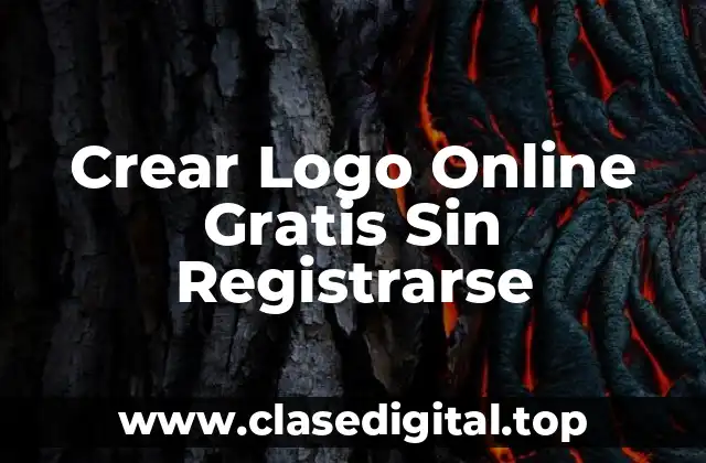 Crear Logo Online Gratis Sin Registrarse