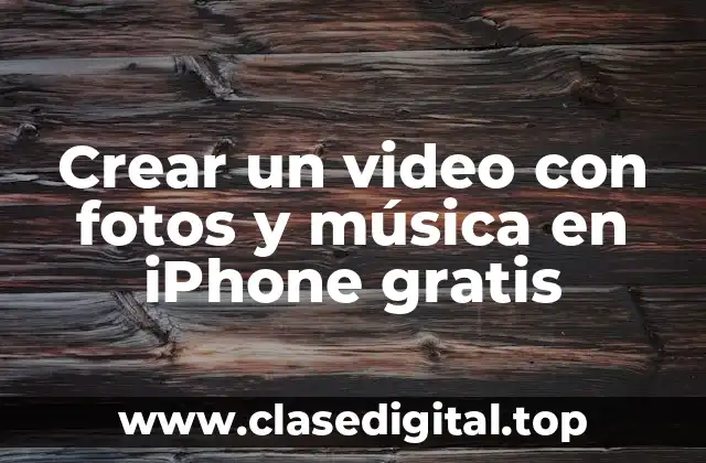 ¿Cuáles son las características fundamentales de una buena app para hacer videos con fotos y música en iPhone?