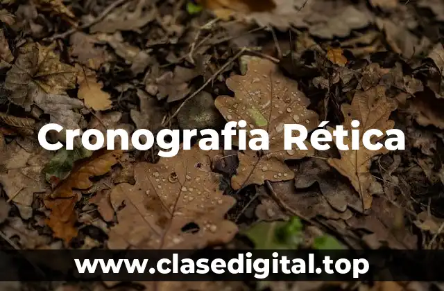 Cronografia Rética