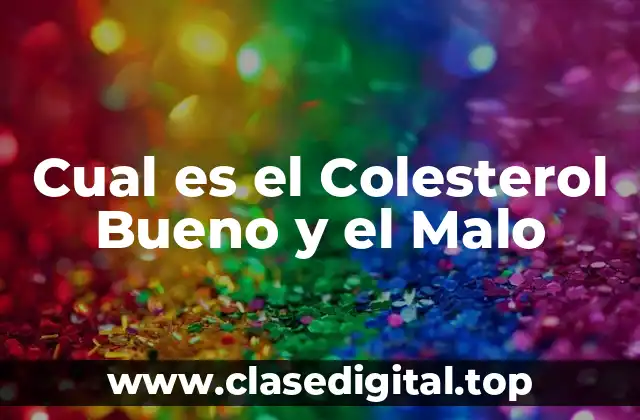 ¿Qué es el Colesterol?