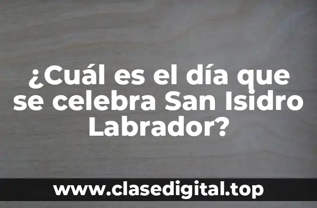 La vida de San Isidro Labrador