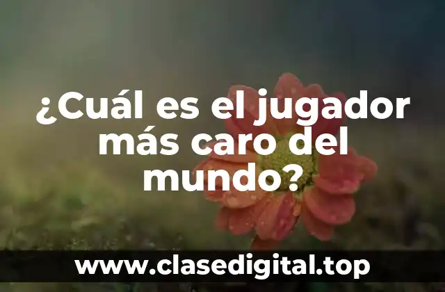¿Cuál es el jugador más caro del mundo?