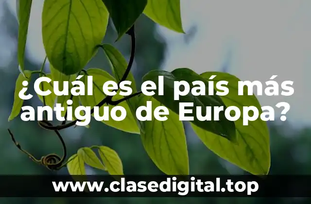 La formación de los primeros estados en Europa