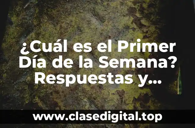 Orígenes del Calendario y la Semana