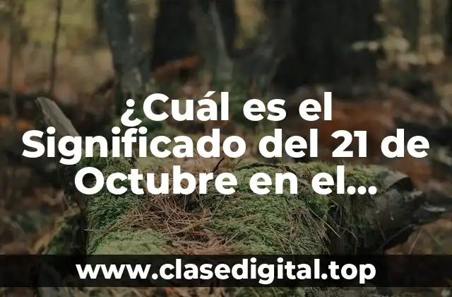 ¿Cuál es el Significado del 21 de Octubre en el Zodíaco?
