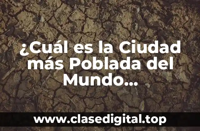 La Importancia de las Ciudades en el Mundo Moderno