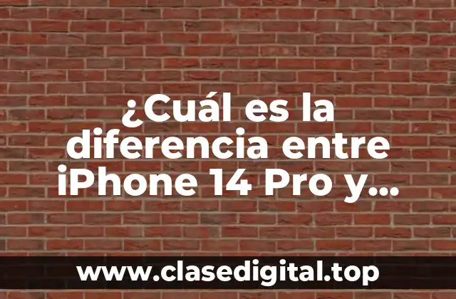 ¿Cuál es la diferencia entre iPhone 14 Pro y iPhone 15 Pro?