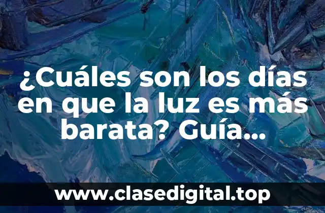 ¿Cómo se establecen los precios de la luz?