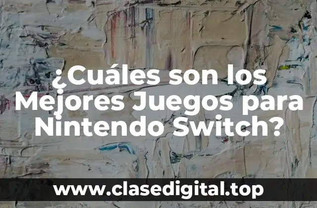Juegos de Aventura y Acción para Nintendo Switch