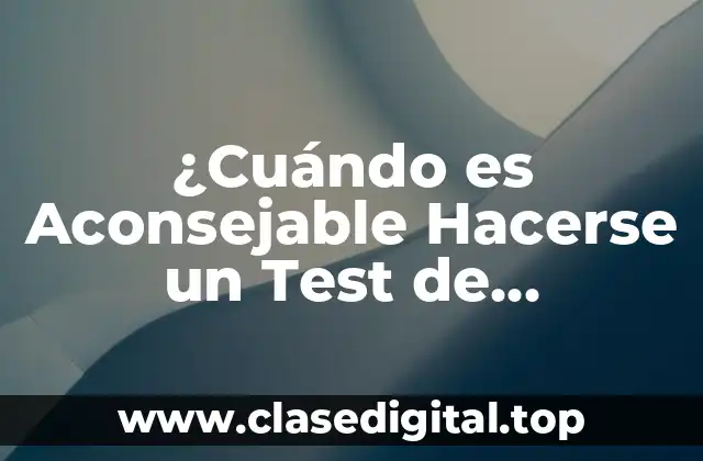 ¿Qué es un Test de Embarazo y Cómo Funciona?