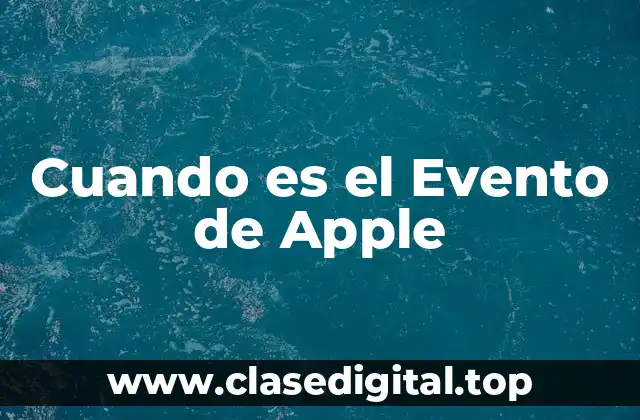 Historia de los Eventos de Apple
