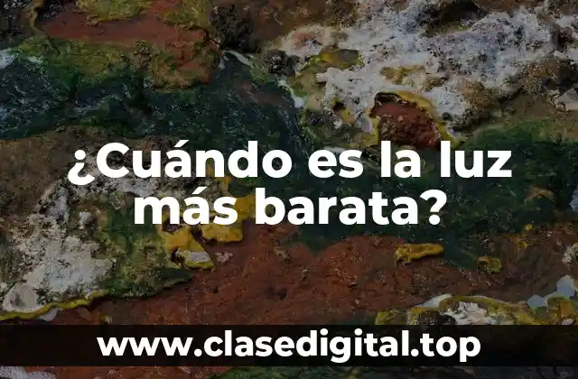 Horarios de punto de máxima demanda