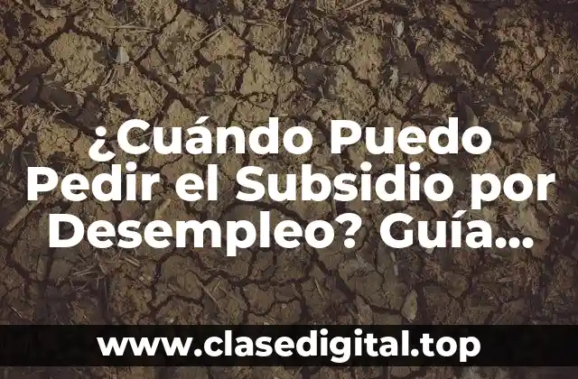 ¿Quiénes Son los Beneficiarios del Subsidio por Desempleo?