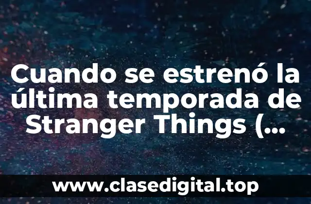 El éxito de Stranger Things: ¿Cuál es el secreto detrás de su popularidad?