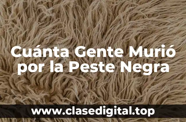 Causas de la Peste Negra