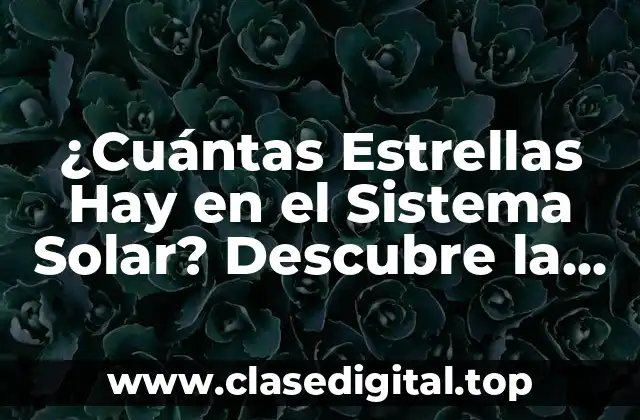 Definición de un Sistema Solar