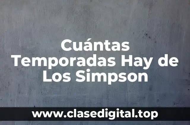 Una Breve Historia de Los Simpson