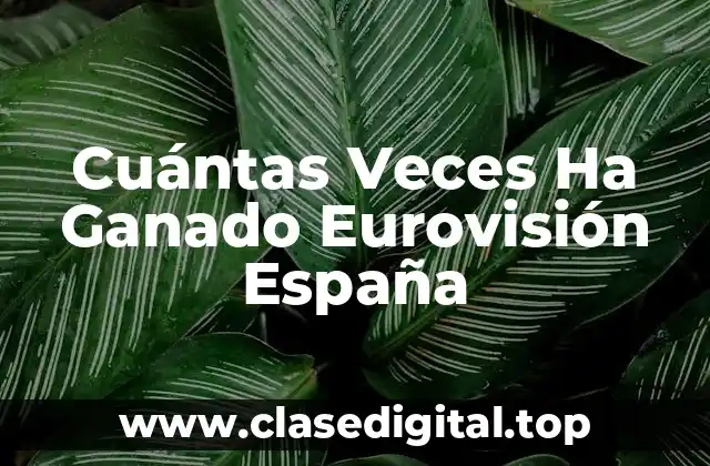 La Historia de España en Eurovisión - Un Comienzo Prometedor