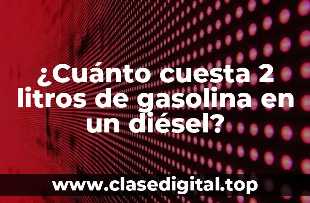 ¿Qué sucede cuando se pone gasolina en un diésel?