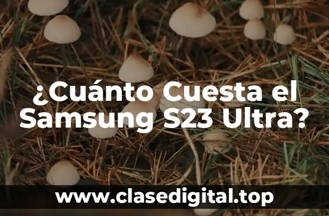 ¿Cuánto Cuesta el Samsung S23 Ultra?