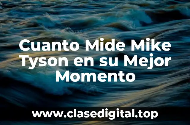 La Juventud de Mike Tyson: Desarrollo Físico y Primeros Pasos en el Boxeo