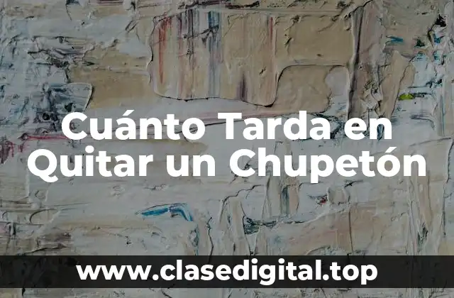 Cuánto Tarda en Quitar un Chupetón