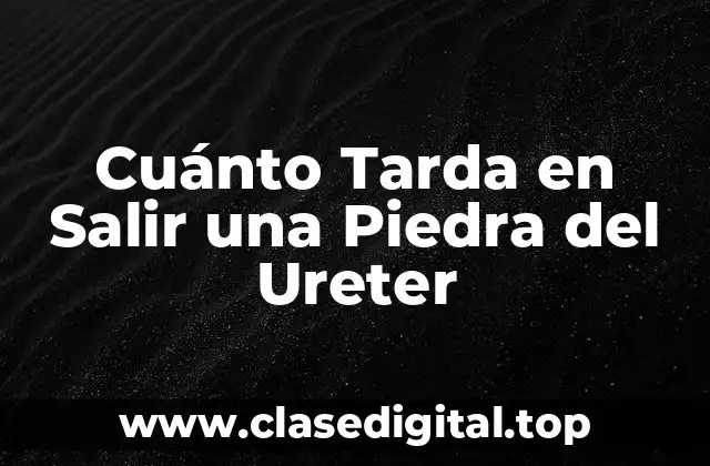 Causas y Síntomas de las Piedras en el Ureter