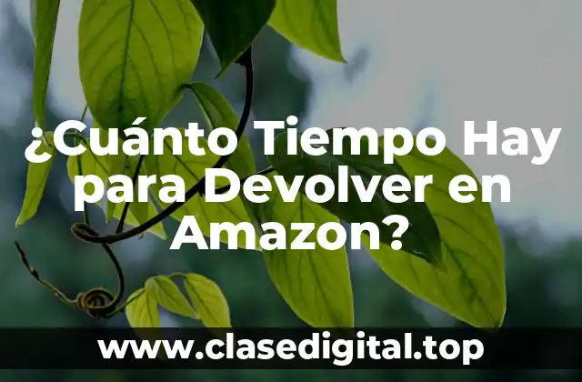 La Política de Devoluciones de Amazon: Un Resumen