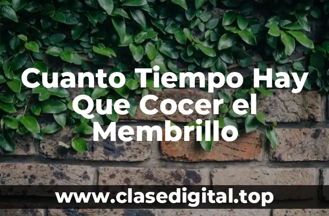 ¿Qué es el Membrillo y Cómo se Utiliza en la Cocina?