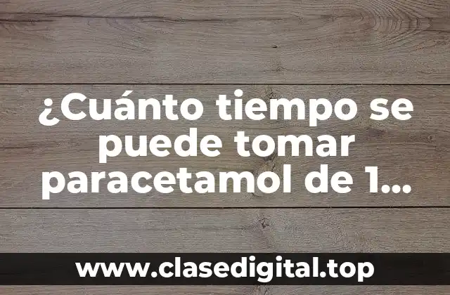 ¿Qué es el paracetamol y cómo funciona?