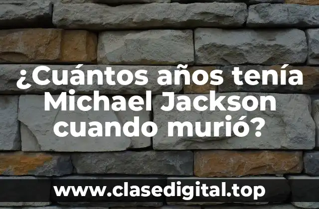 La infancia y los inicios de Michael Jackson