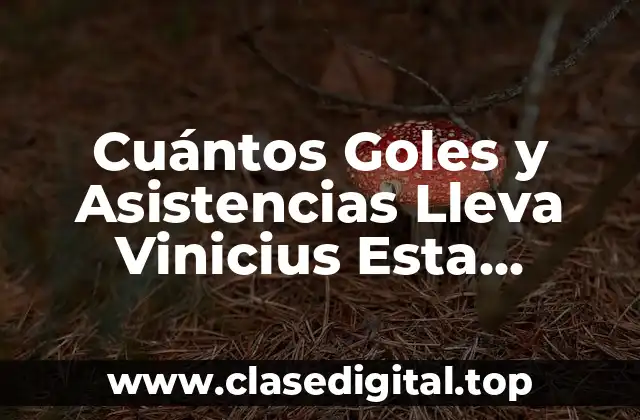 Cuántos Goles y Asistencias Lleva Vinicius Esta Temporada