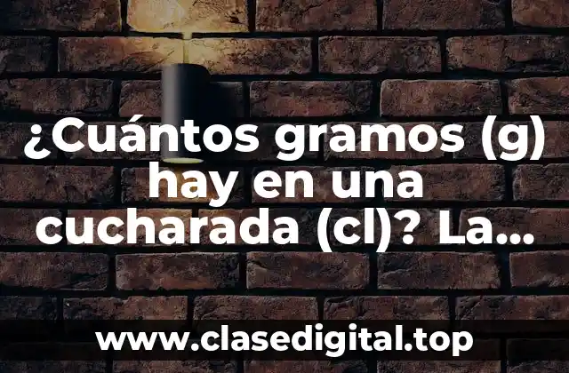 La importancia de la medición precisa en la cocina