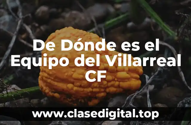 De Dónde es el Equipo del Villarreal CF