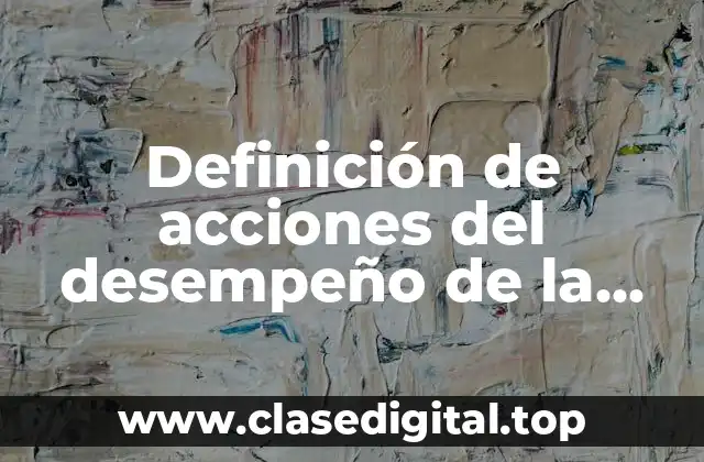 Ejemplos de desempeño de la autoridad