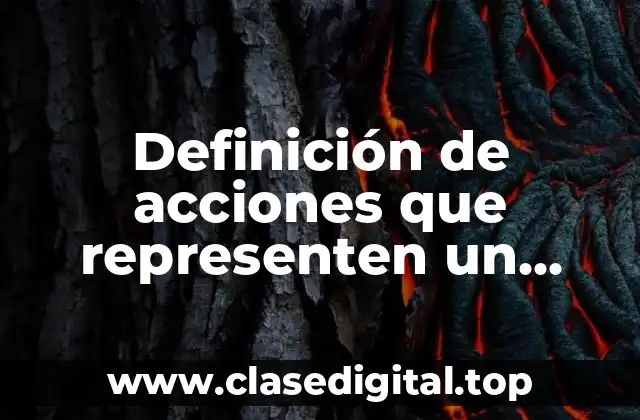 Definición de acciones que representen un enojo