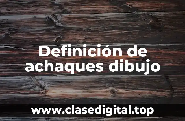 Definición de achaques dibujo