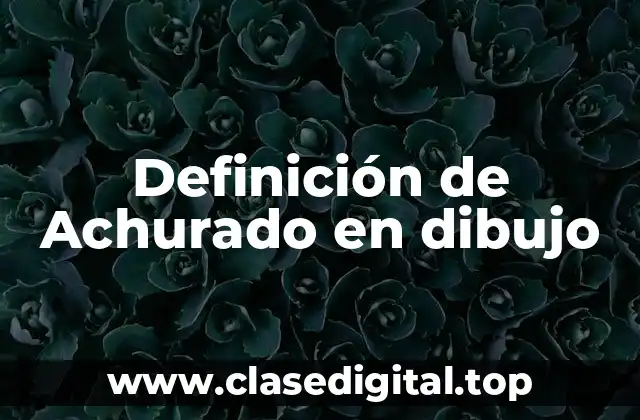 Definición de Achurado en dibujo