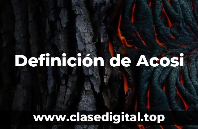 Definición de Acosi