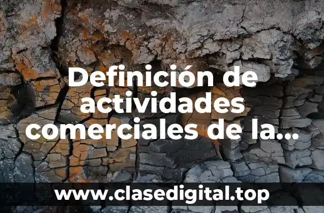 Definición de actividades comerciales de la teoría de juegos