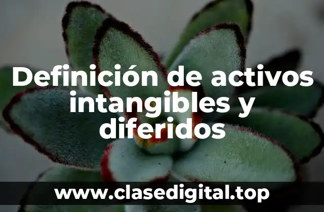 Ejemplos de activos intangibles