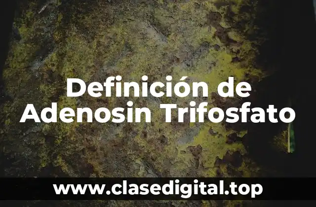 Ejemplos de Adenosin Trifosfato
