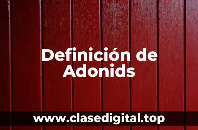 Definición de Adonids