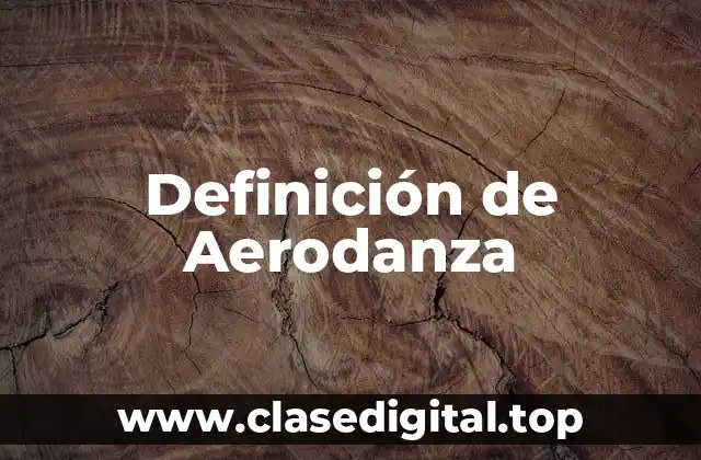 Definición de Aerodanza