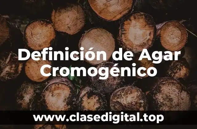 Ejemplos de Agar Cromogénico